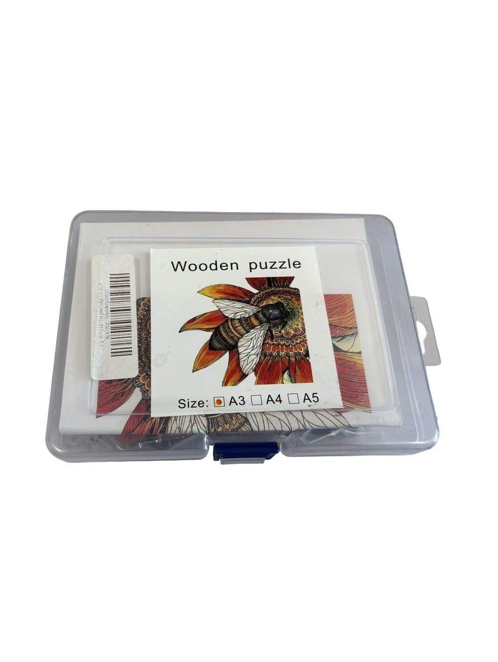 Unique Wooden Jigsaw Puzzle Bumblebee On Flower 155 Pieces